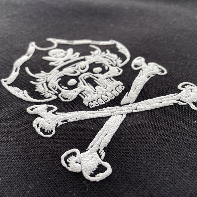 PRIDE OR DIE pirate v2 hoodie -black